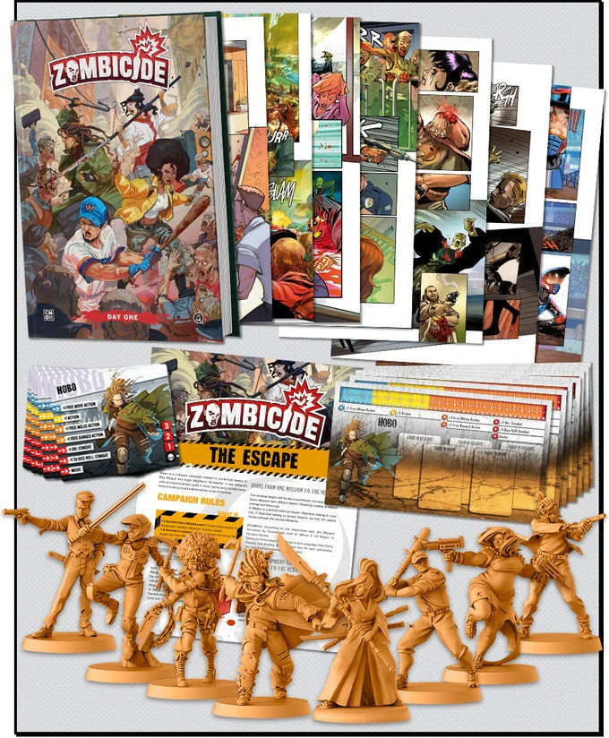 Zombicide: Day One Graphic Novel + Kickstarter Exclusive Comic Book Extras - Image 2