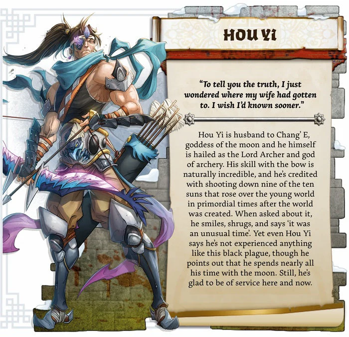 Zombicide: White Death Chang E' and Hou Yi - Kickstarter Exclusive - Image 2