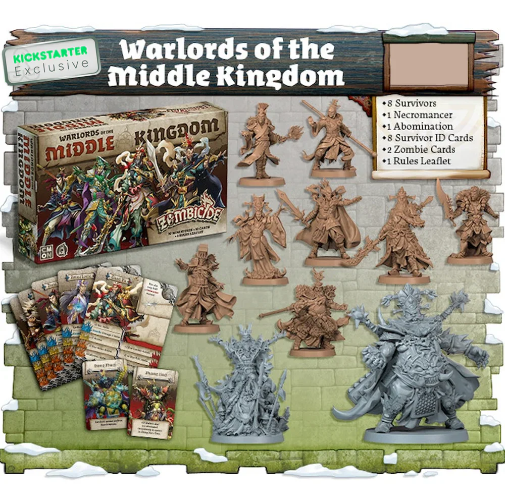 Zombicide: White Death Warlords of the Middle Kingdom - Kickstarter Exclusive - Image 2