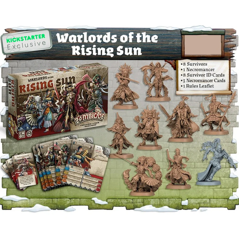 Zombicide: White Death Warlords of the Rising Sun - Kickstarter Exclusive - Image 2